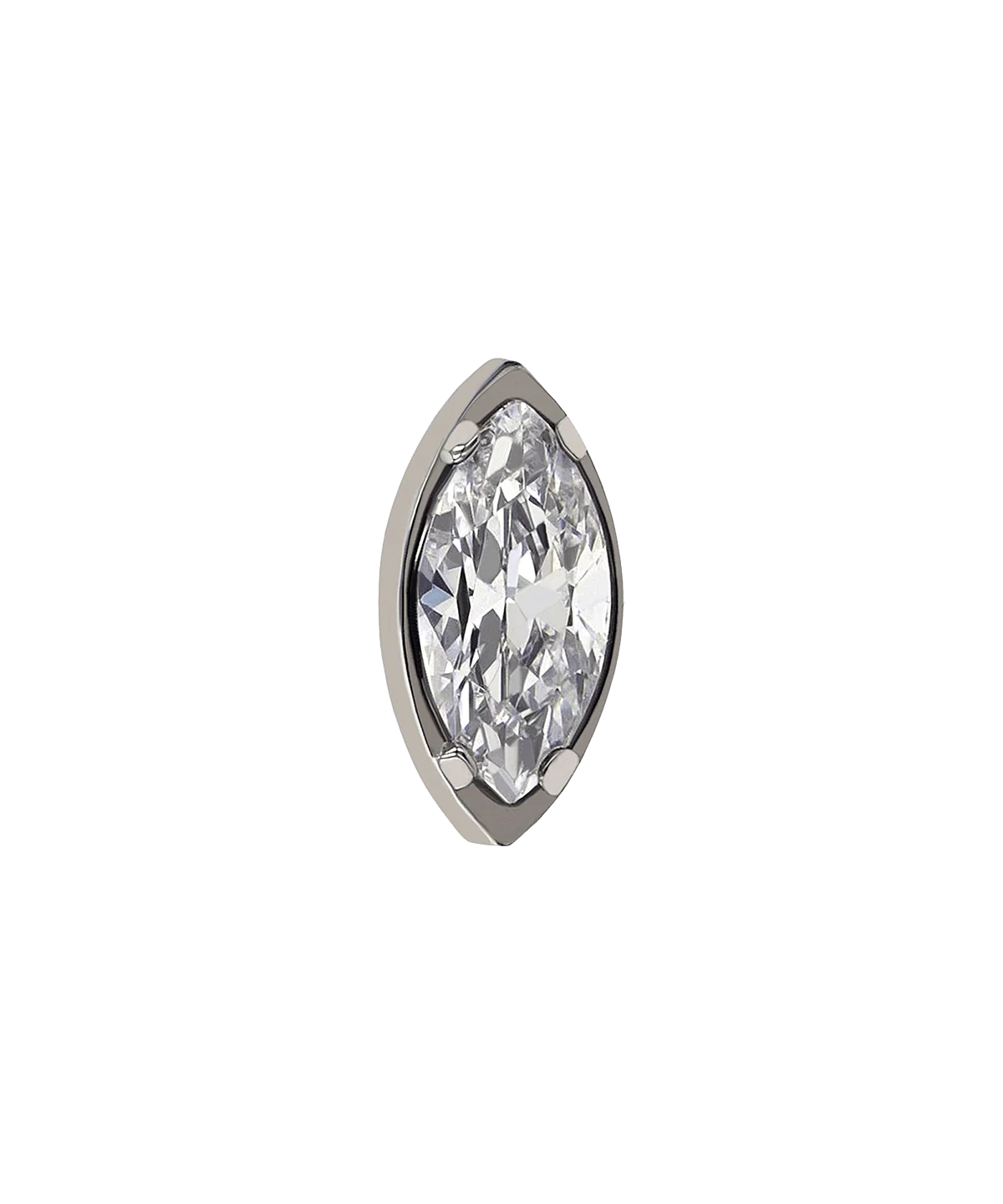 18k Marquise Bezel End